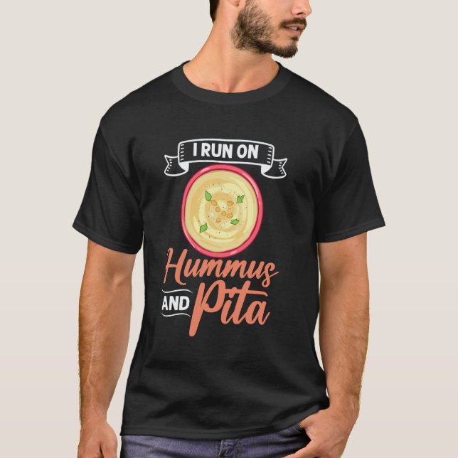 Camiseta Hummus Untar Comida Árabe Receta Vegana 2 (Anverso)