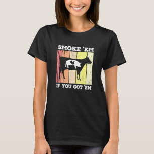 Camiseta Humo de carne de cerdo de pollo Em Griller Pitmast
