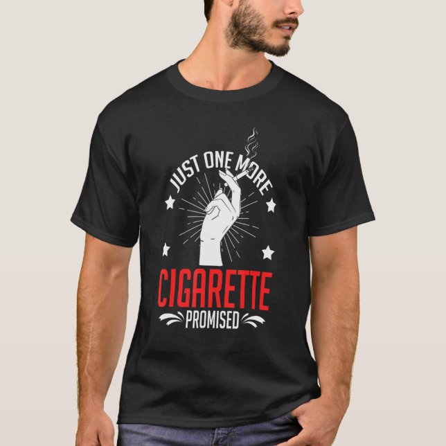 Camiseta Humo de cigarrillos Funda de fumadores electrónico (Anverso)