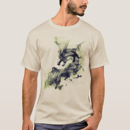Camiseta Humo de Dragón Fuego Verde
