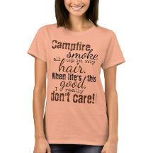 Humo de fuego en mi camping de pelo