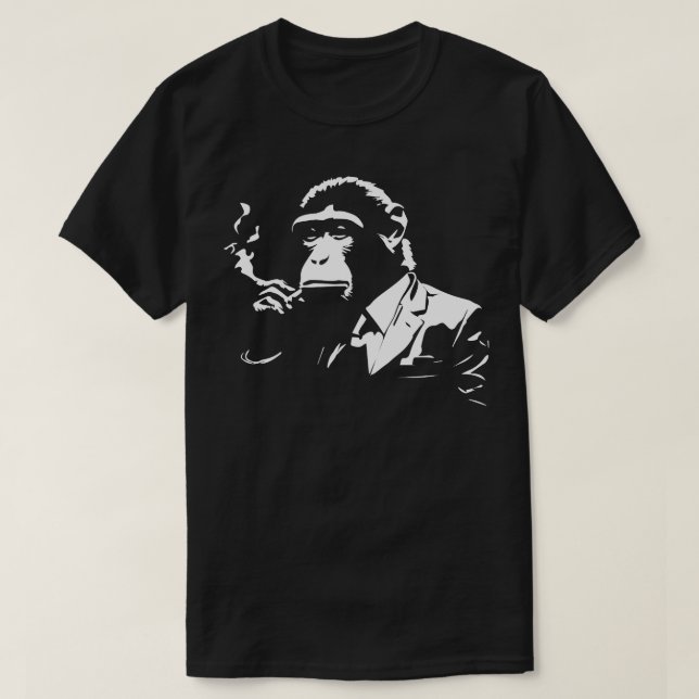 Camiseta humo de mono (Diseño del anverso)