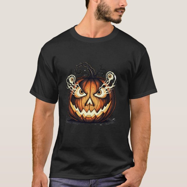Camiseta Humo de Ojo de Calabaza Malvada (Anverso)