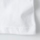 Camiseta Humo del soplo, caucho de la quemadura (Detalle - dobladillo (en blanco))