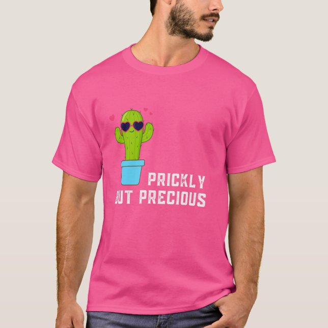 Camiseta Humo divertido de la planta de cactus espinoso esp (Anverso)