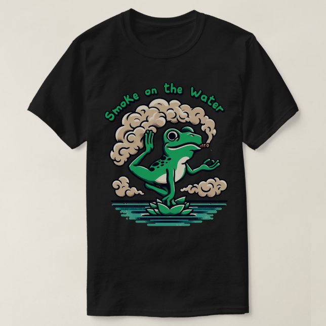 Camiseta Humo en el agua 1 (Diseño del anverso)
