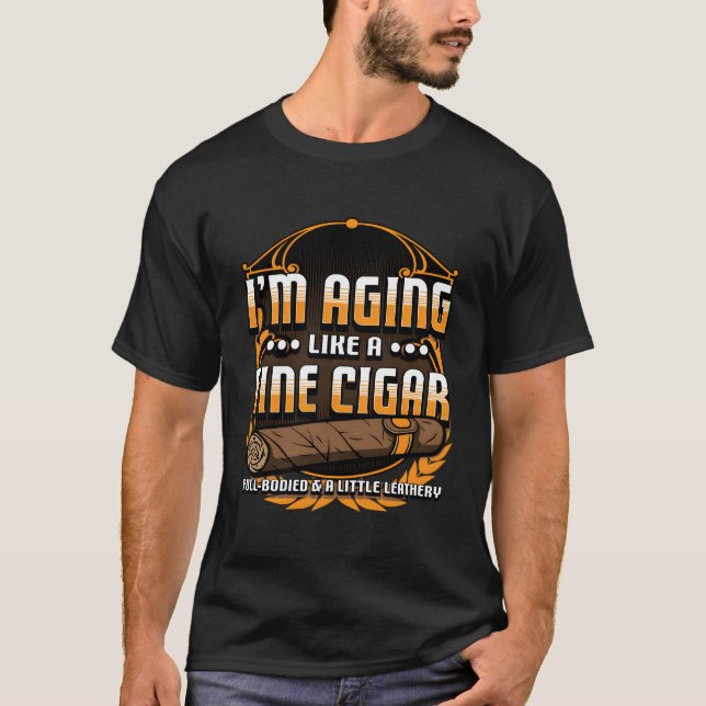 Camiseta Humo Humo Humo Cigar Fumador Cita Gracioso Amor Ci (Anverso)