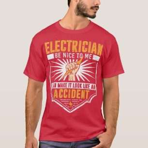 Camiseta Humo, ingeniero eléctrico divertida