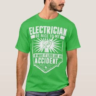 Camiseta Humo, ingeniero eléctrico divertida