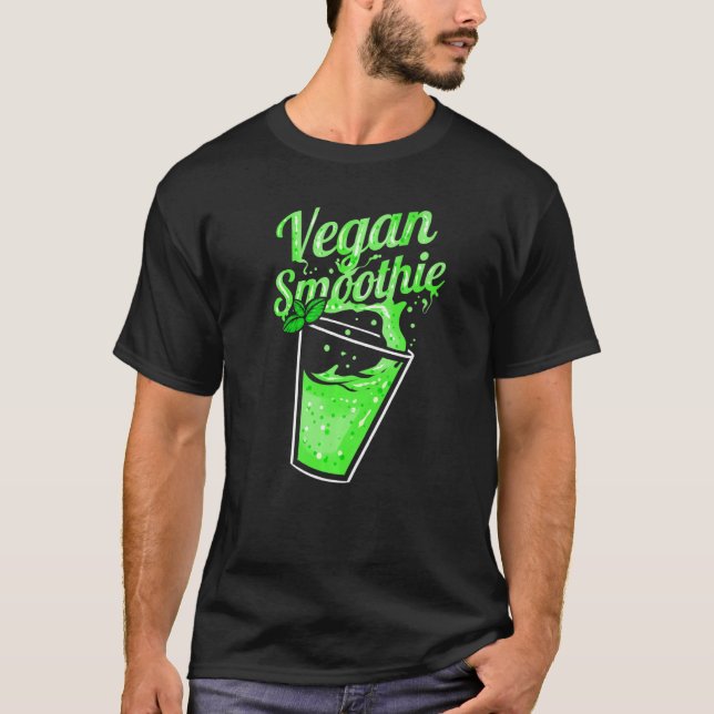 Camiseta Humo verde vegan para vegetariano y vegan (Anverso)