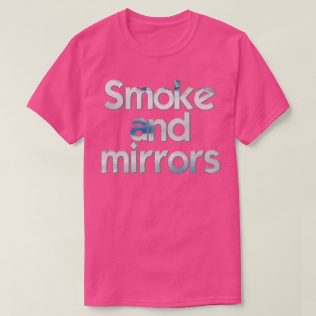 Camiseta Humo y espejos 1 (Diseño del anverso)