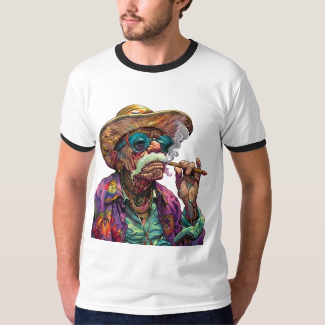 Camiseta Humo y sabiduría (Anverso)
