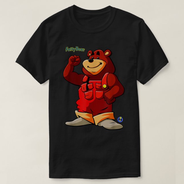 Camiseta Humongous Entertainment Fatty Bear  (Diseño del anverso)
