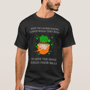 Camiseta Humor adulto Leprechaun Chiste sucio Día de San P