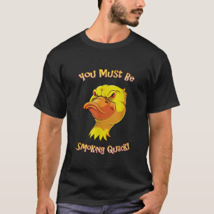 Camiseta Humor adulto Pato Fumar Quack Pun Gracioso Regalos