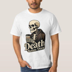 Camiseta Humor Adulto Relatable Amante del Café