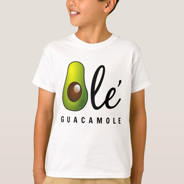 Camiseta Humor aguacate Ole Guacamole (Anverso)