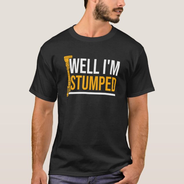 Camiseta Humor Amputado Atropellado Brazo De Pierna Gracios (Anverso)