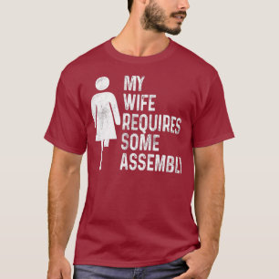 Camiseta Humor amputado Esposa Asamblea Brazo de plomo Rega