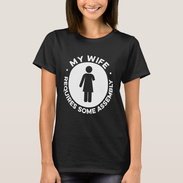 Camiseta Humor amputado Esposa Esposa Recuperación Del Braz (Anverso)