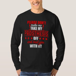 Camiseta Humor amputado golpear brazo leg recuperación dive