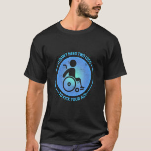 Camiseta Humor amputado Tiempo Completo Brazo Leg Graciosa 