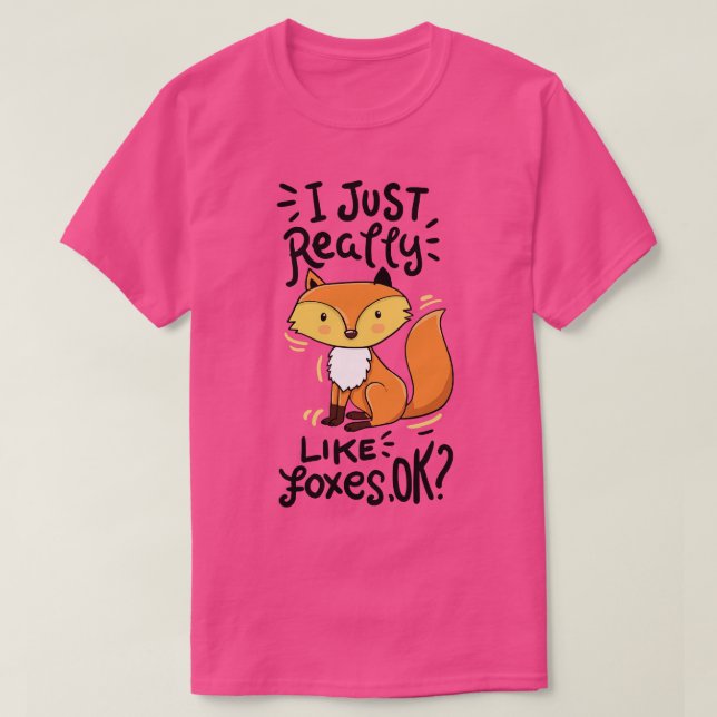 Camiseta Humor animal de Fox Forest (Diseño del anverso)