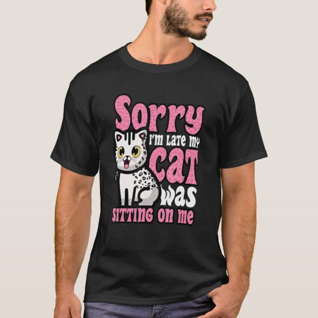 Camiseta Humor animal del dueño del gato amante del gato ga (Anverso)