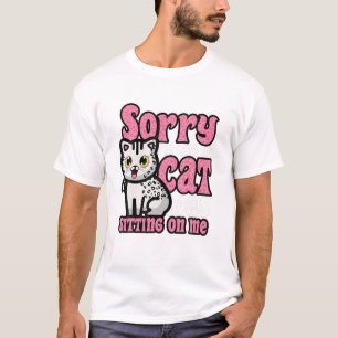 Camiseta Humor animal del dueño del gato amante del gato ga