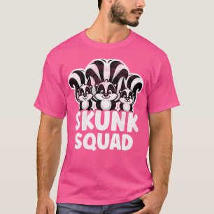 Camiseta Humor animal del escuadrón del zorrillo