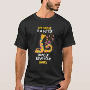 Camiseta Humor bailarín de serpiente Reptile Divertido Anim