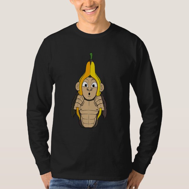 Camiseta Humor bananero de mono (Anverso)