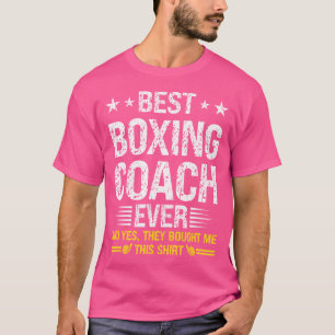 Camiseta Humor Bo, el mejor entrenador de boxeo de la histo