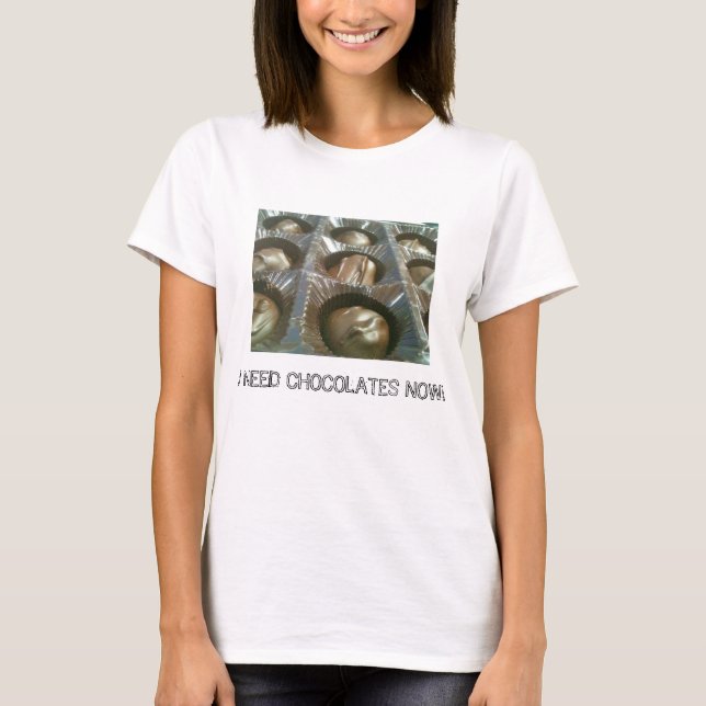 Camiseta Humor chocoholístico (Anverso)