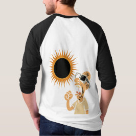 Camiseta Humor cósmico - Tee de jengibre de un eclipse dive