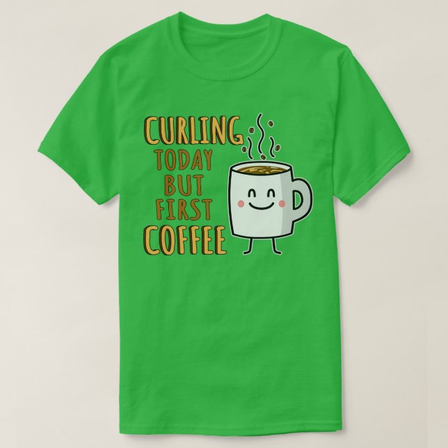 Camiseta Humor curling gracioso (Diseño del anverso)