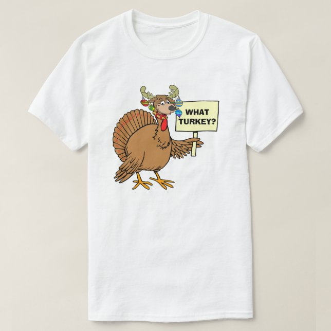 Camiseta Humor de Acción de Gracias para adultos encubierto (Diseño del anverso)