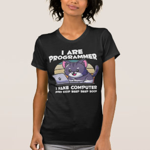 Camiseta Humor de administración de TI estudiante de cienc
