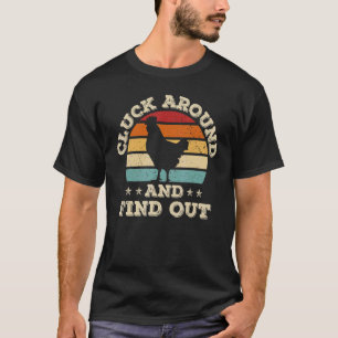 Camiseta Humor De Adultos De Pollos Graciosos De Vintage Qu