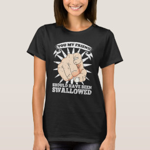 Camiseta Humor de adultos inapropiado y gracioso mordaza sa