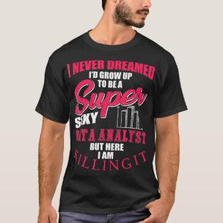 Camiseta Humor de análisis de datos de conjuntos de datos d