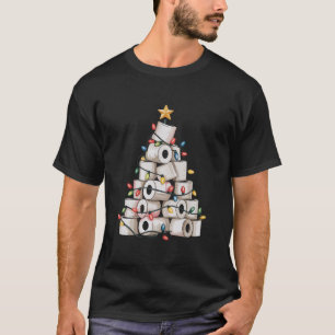 Camiseta Humor de árbol de papel higiénico en el baño de Na