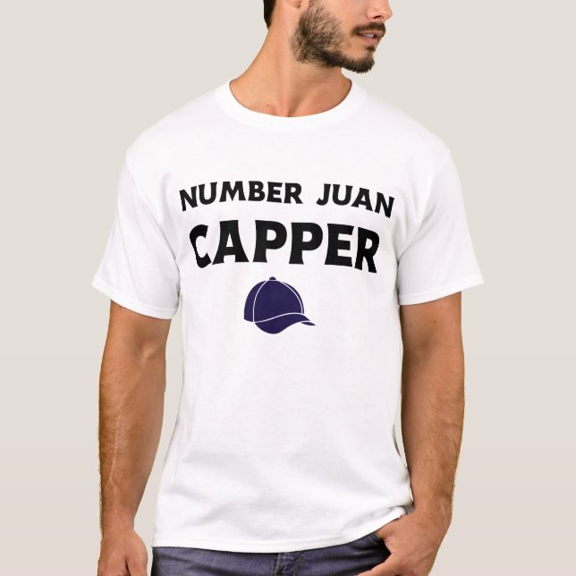 Camiseta Humor de argot divertida de Juan Capper número #1  (Anverso)