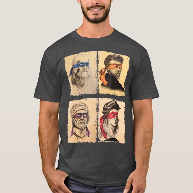 Camiseta Humor de artistas italianos para amantes del arte  (Anverso)