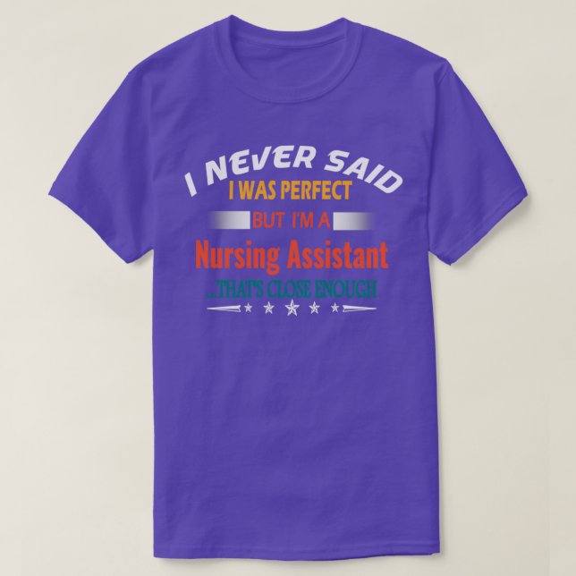 Camiseta Humor de Asistente de Enfermería de profesión dive (Diseño del anverso)