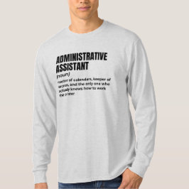 Camiseta Humor de Auxiliar Administrativo