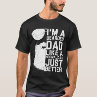 Humor de barba divertido de papá con regalo del dí
