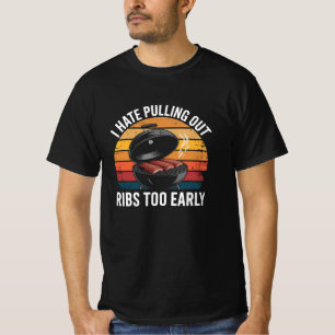 Camiseta Humor de barbacoa de época al aire libre asador