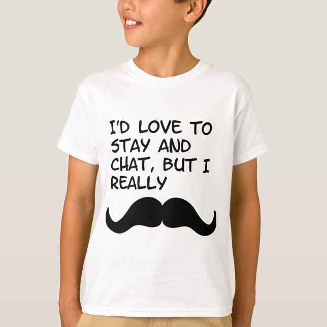Camiseta Humor de bigote (Anverso)