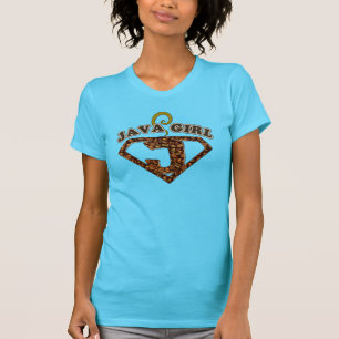 Camiseta Humor de café del Chica Java T-Shirt